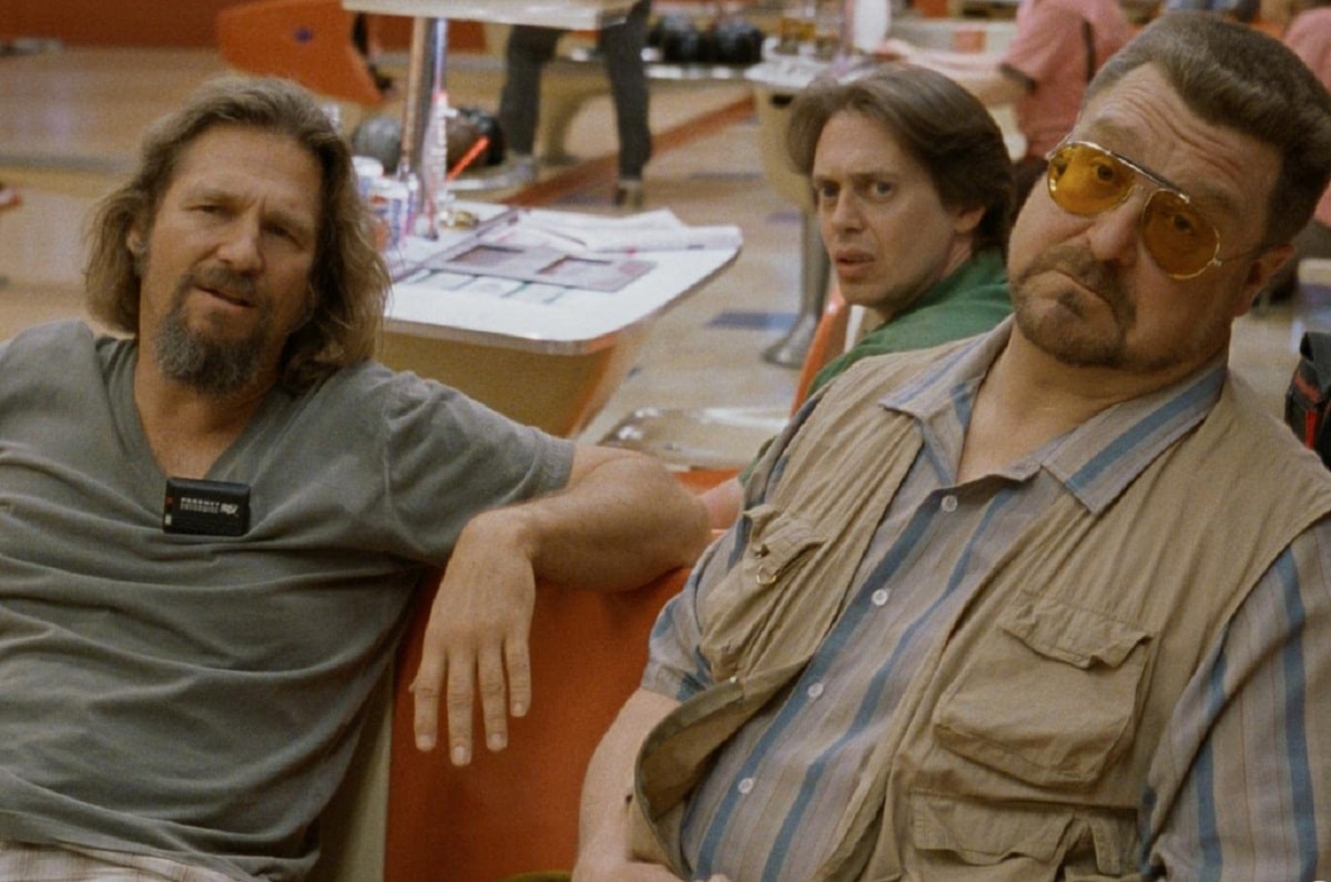 Jeff Bridges, Steve Buscemi y John Goodman en El gran Lebowski (1998)