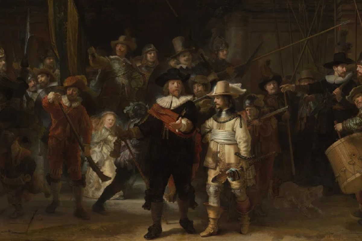 La ronda de noche de Rembrandt.