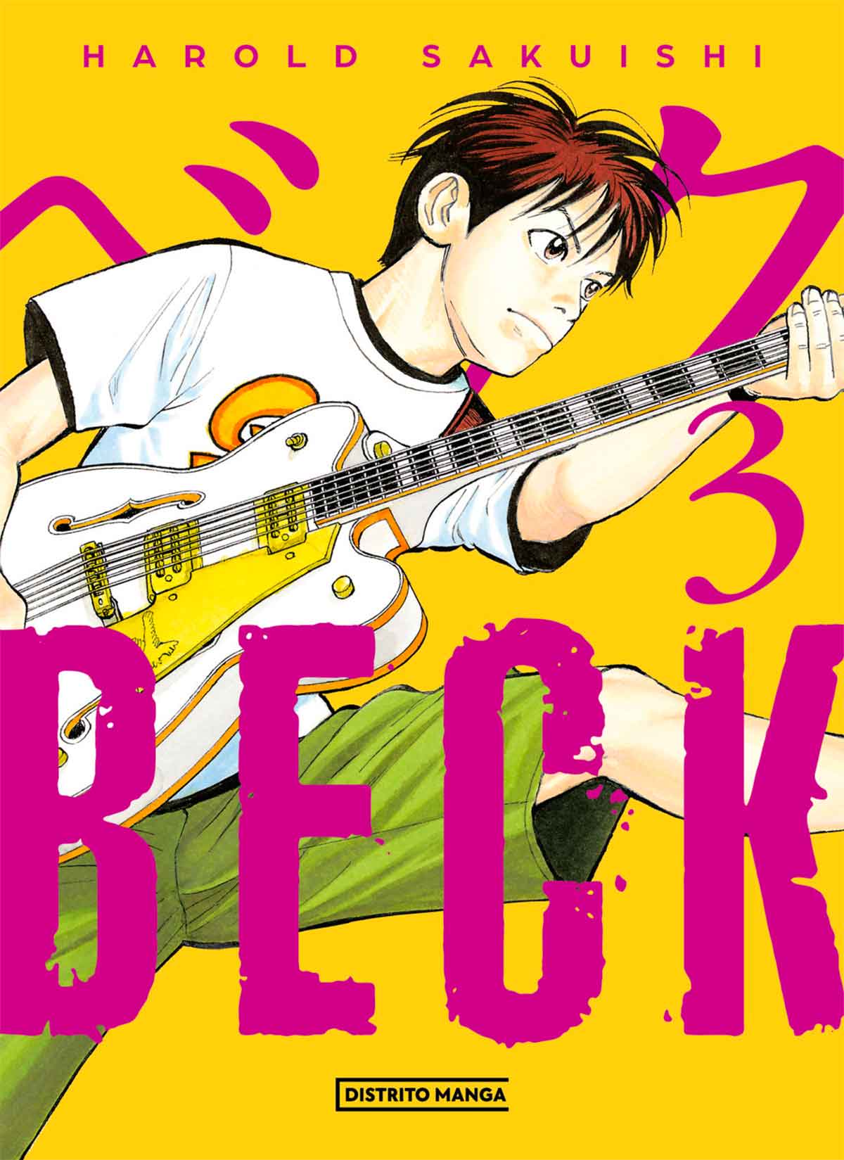 Tapa de Beck, manga de Harold Sakuishi