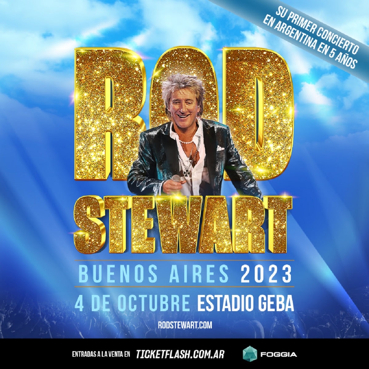 Rod Stewart en Argentina