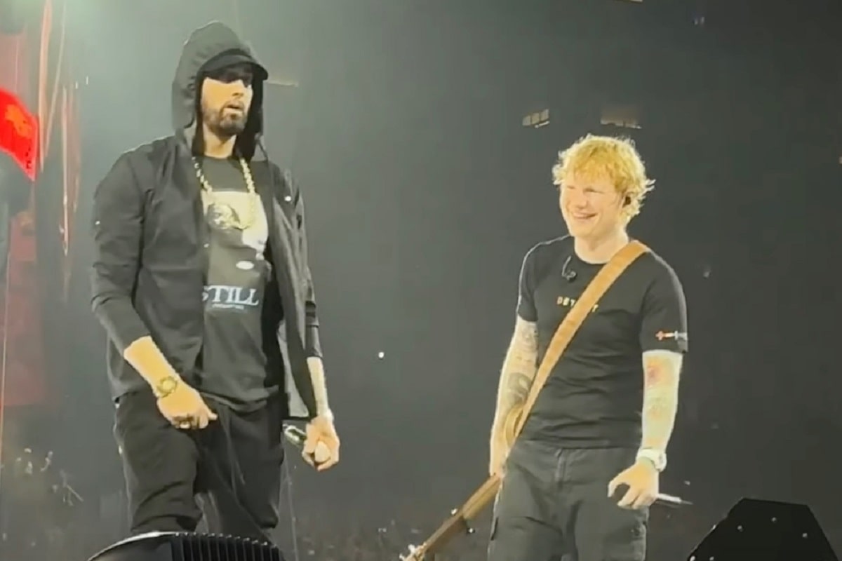 Eminem y Ed Sheeran tocan "Lose Yourself" y "Stan"
