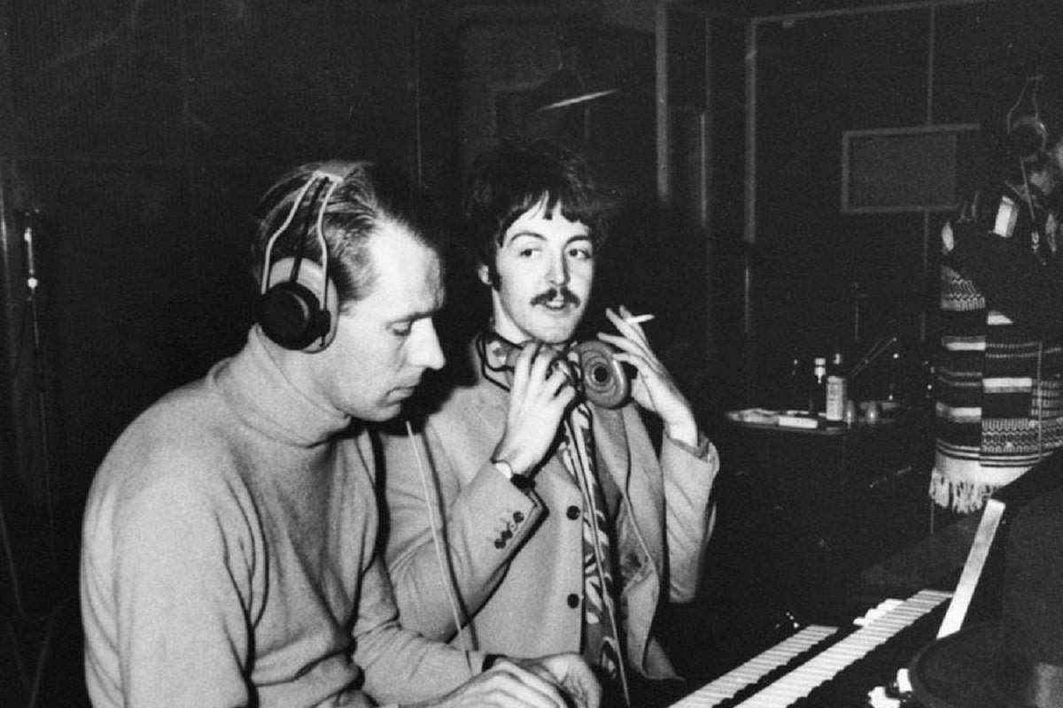 George Martin y Paul McCartney