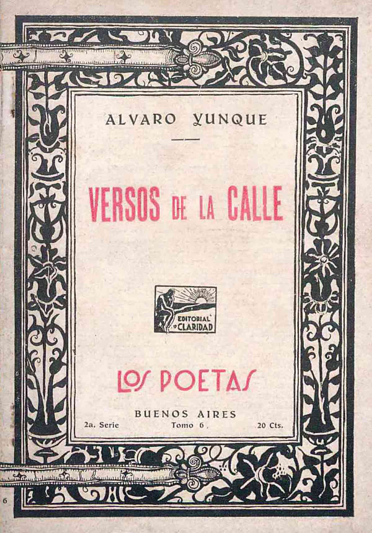 versos de la calle de alvaro yunque