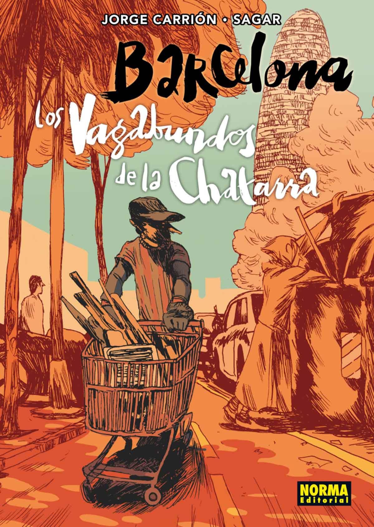Tapa de Barcelona: los vagabundos de la chatarra, libro de Jorge Carrión y Sagar