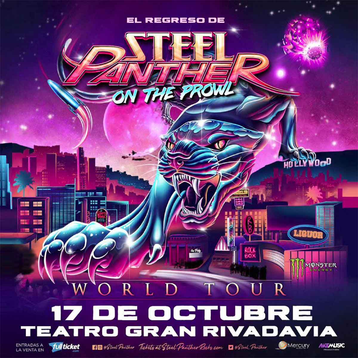 Steel Panther en Argentina