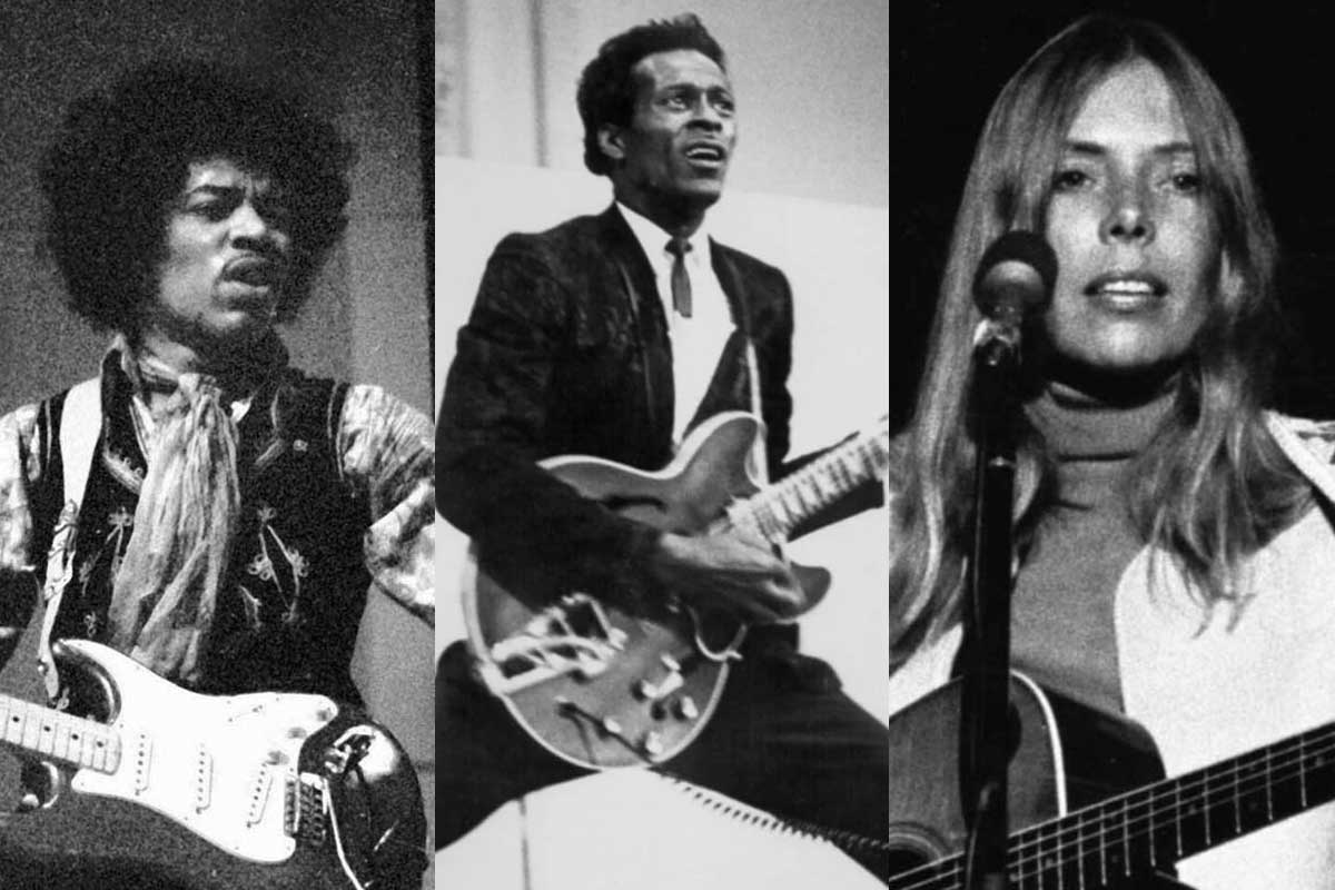 Los 10 mejores guitarristas de la historia según Rolling Stone: Jimi Hendrix, Chuck Berry, Joni Mitchell y más