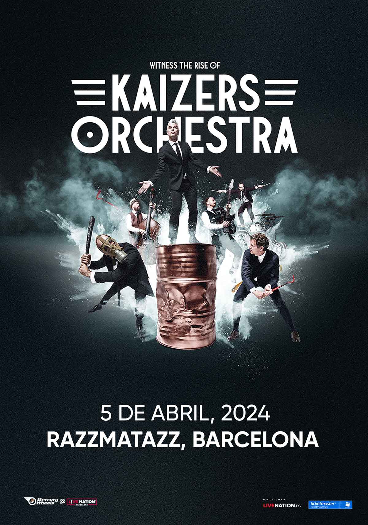 Kaizers Orchestra en Barcelona