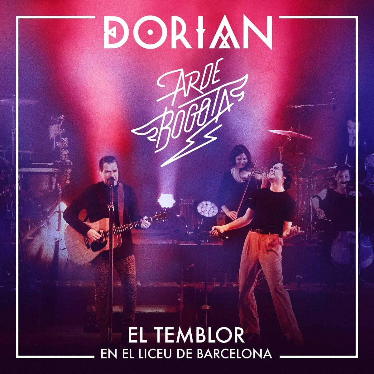 Tapa de "El temblor", single de Dorian