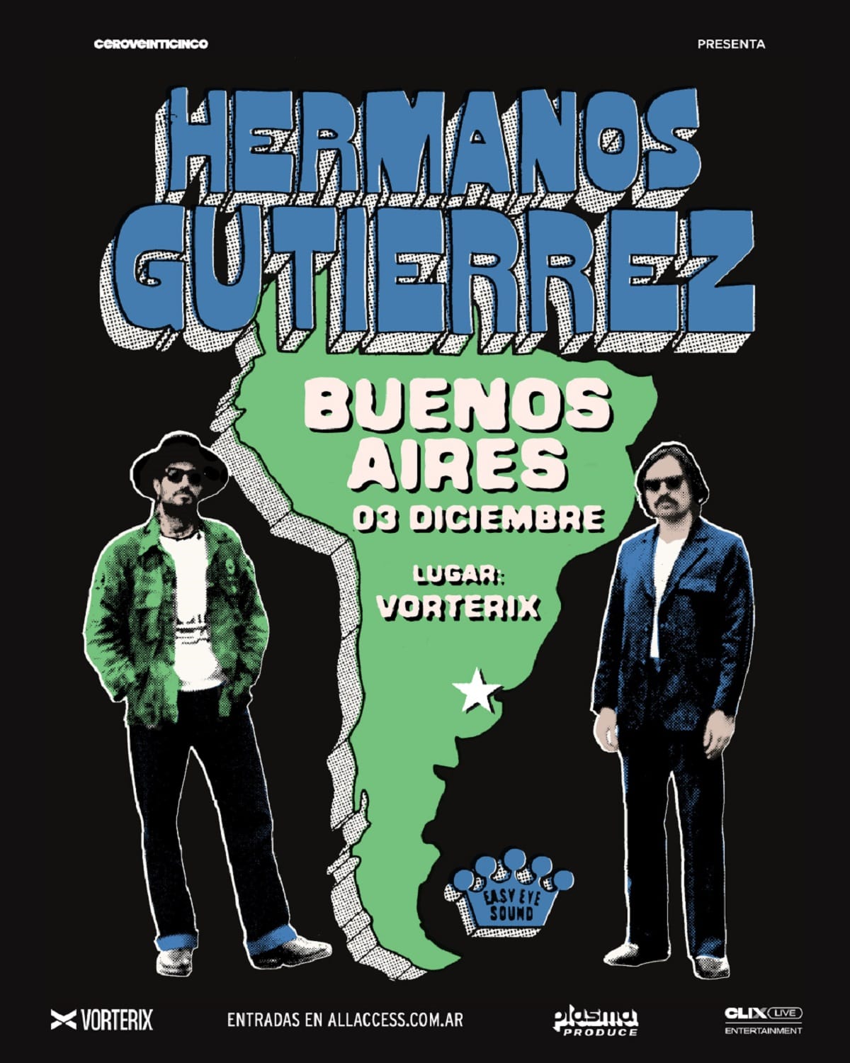 Hermanos Gutiérrez en Argentina