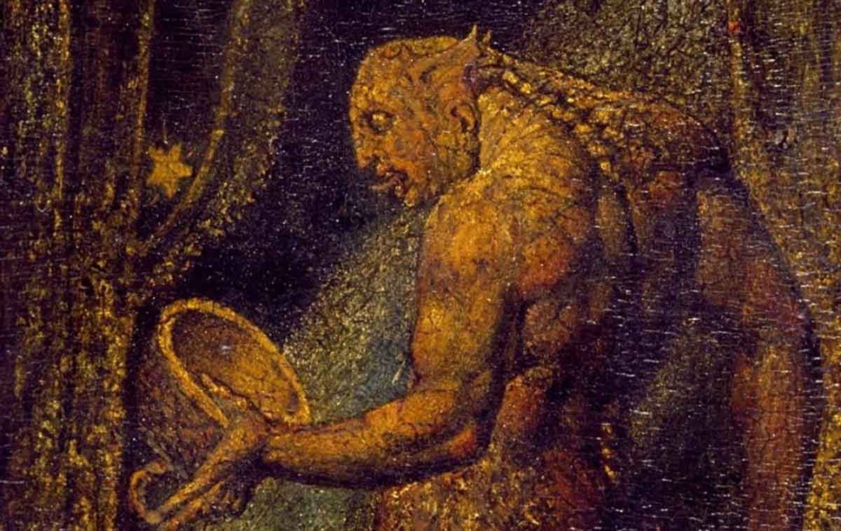 El fantasma de una pulga, de William Blake