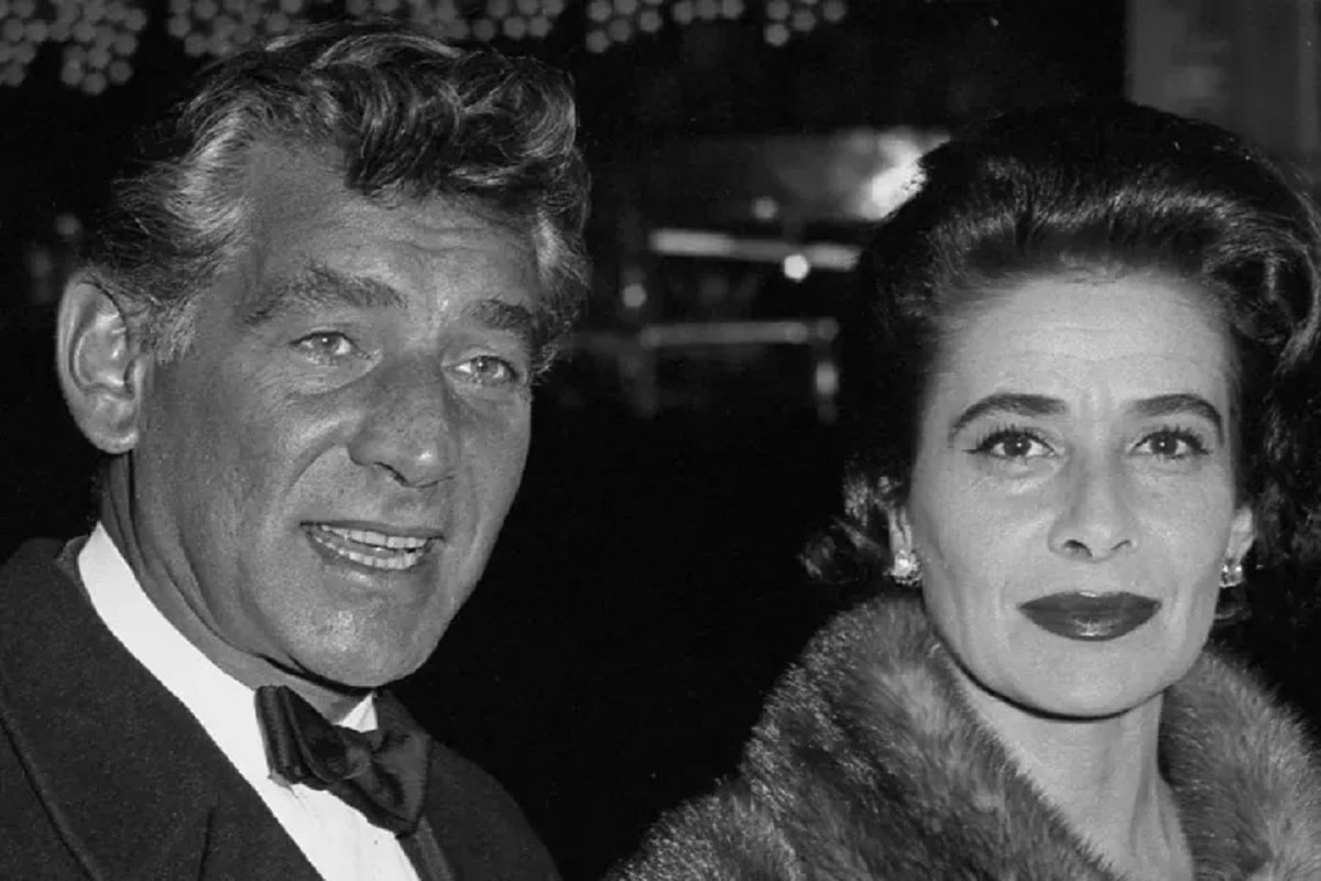 Leonard Bernstein con Felicia Montealegre