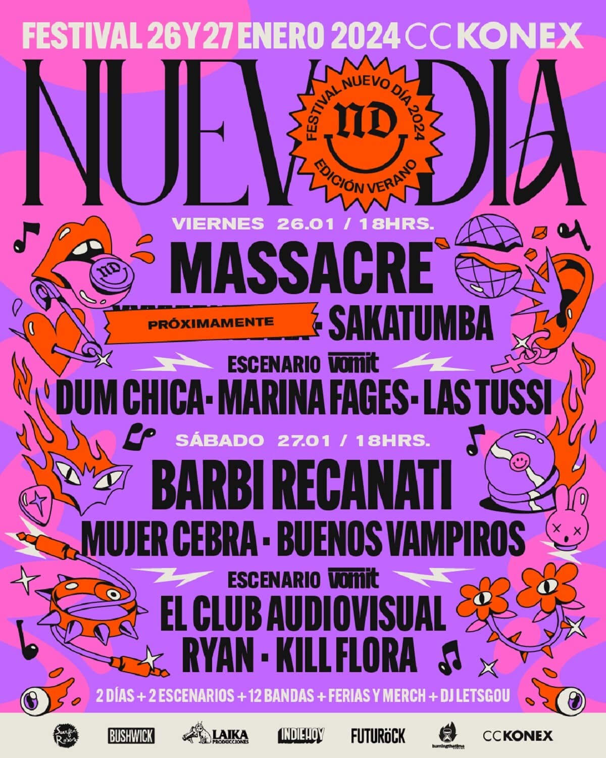 Festival Nuevo Día 2024 anuncia su line-up