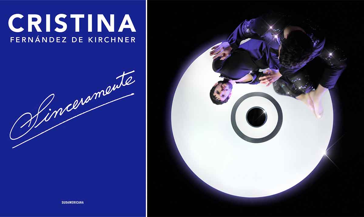 Diseños de Ceretti para el libro <i>Sinceramente</i> de Cristina Fernández de Kirchner y el single "La hora de los magos". 