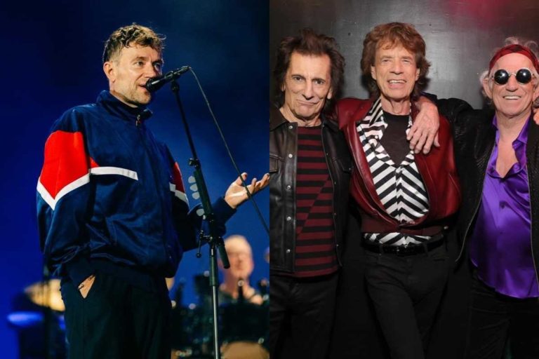 Damon Albarn de Blur y The Rolling Stones