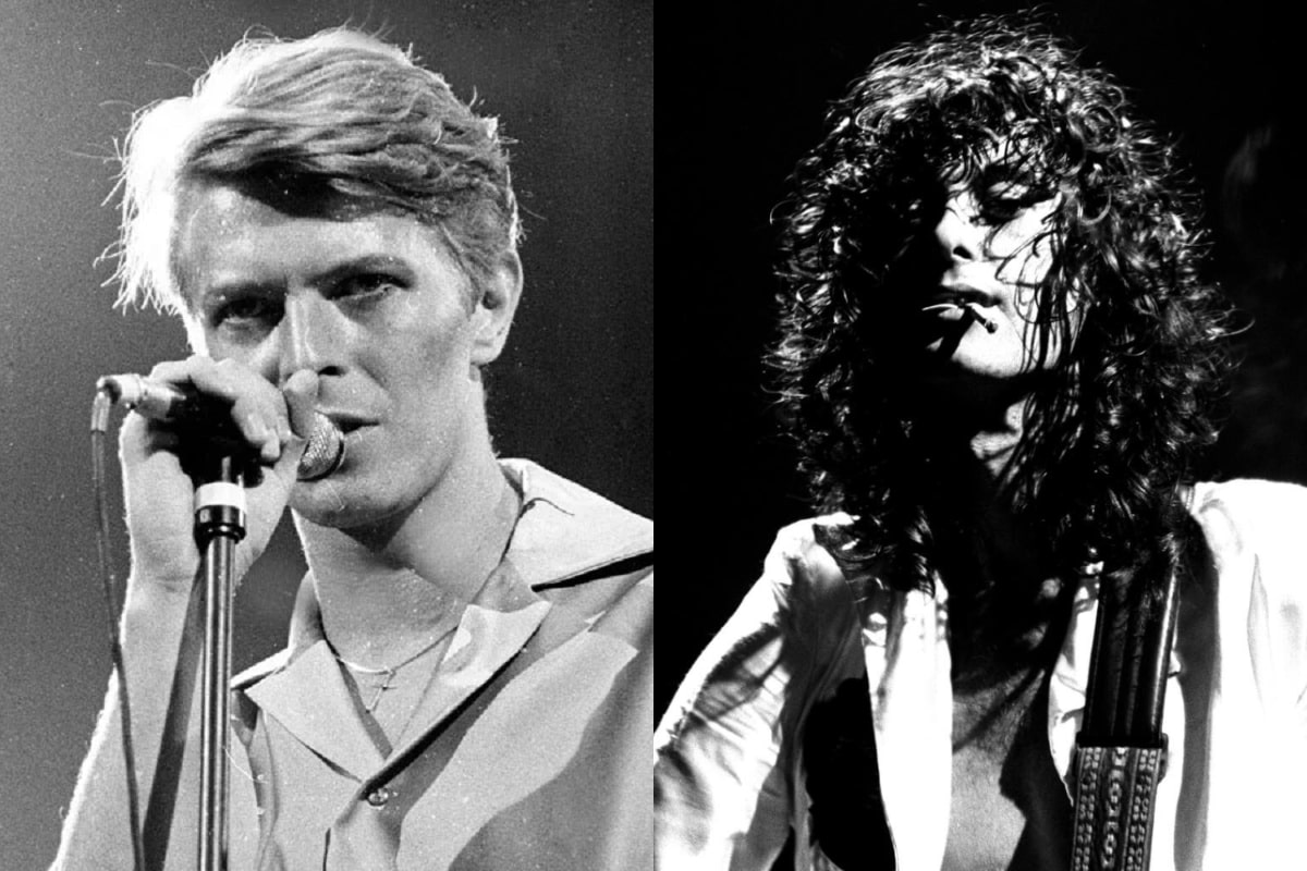 David Bowie y Jimmy Page