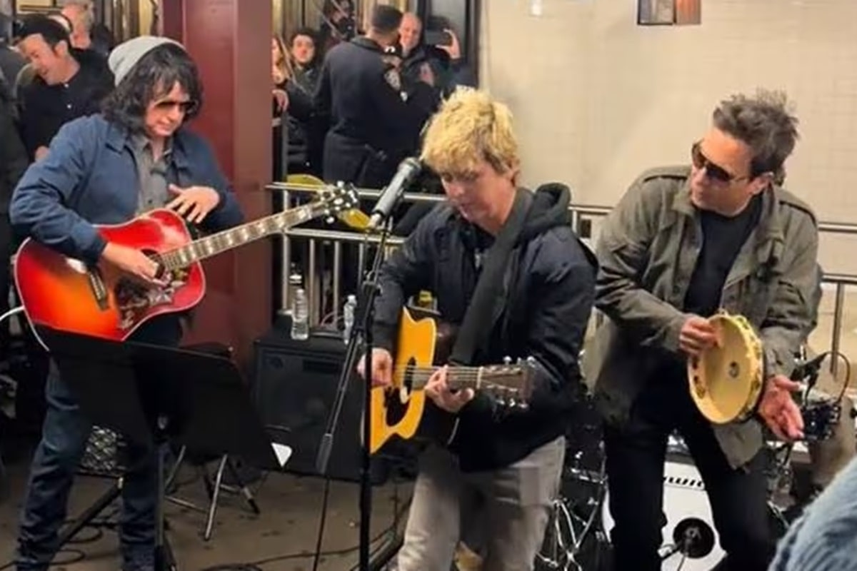 Green Day y Jimmy Fallon en el subte de Nueva York