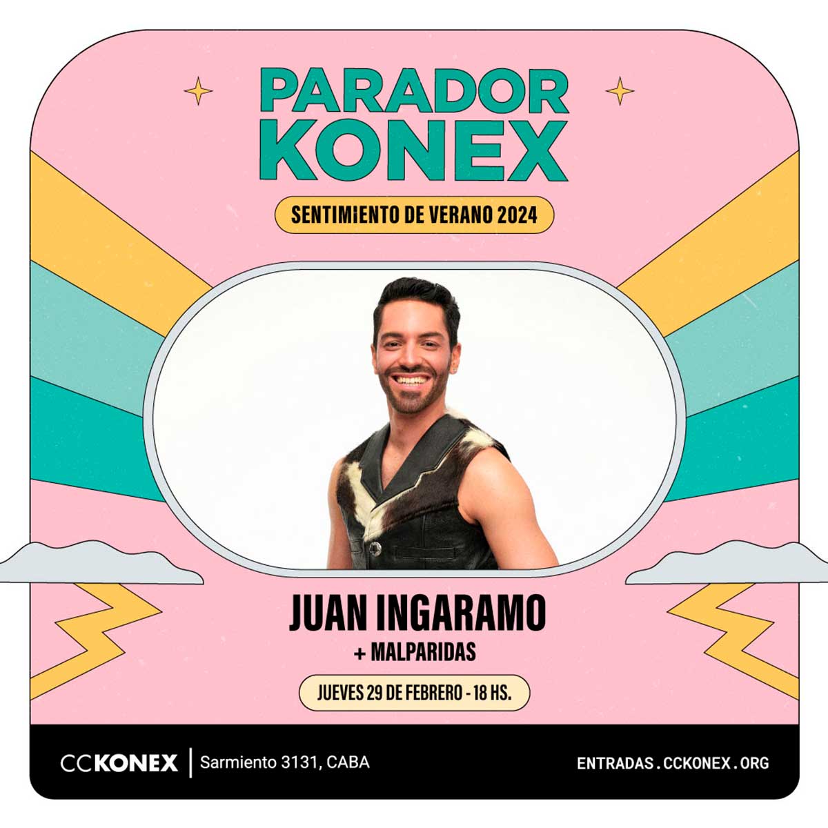 Juan Ingaramo en el Konex