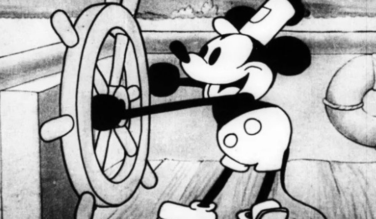 Mickey Mouse en Steamboat Willie