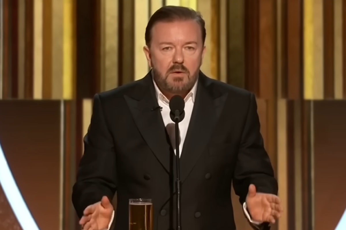 Ricky Gervais en los Globos de Oro