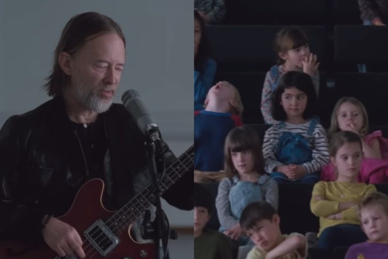Thom Yorke canta en el video de"Friend of a Friend"