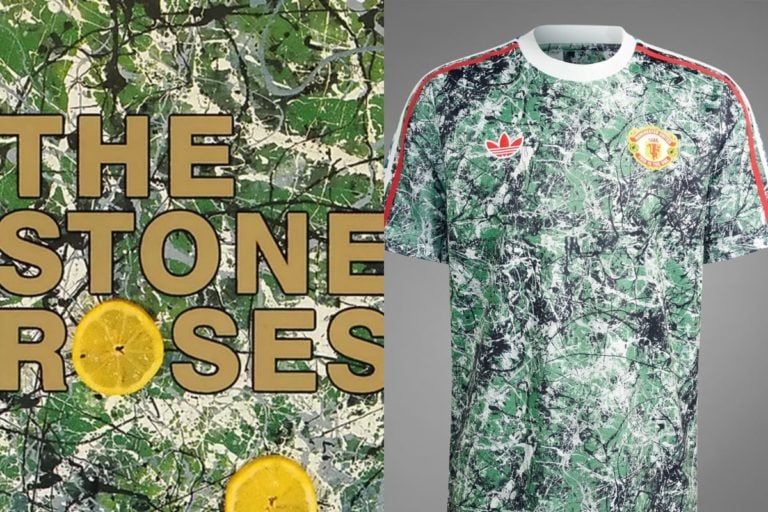 Disco de The Stone Roses / Camiseta del Manchester United