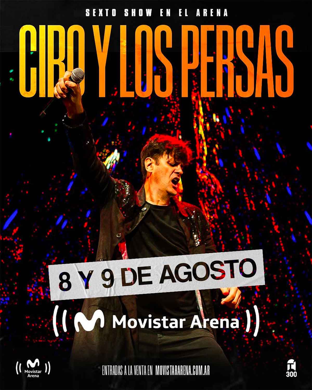 Ciro y Los Persas en Movistar Arena