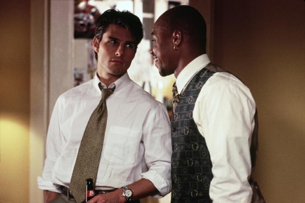 Tom Cruise y Cuba Gooding Jr. en Jerry Maguire (1996)
