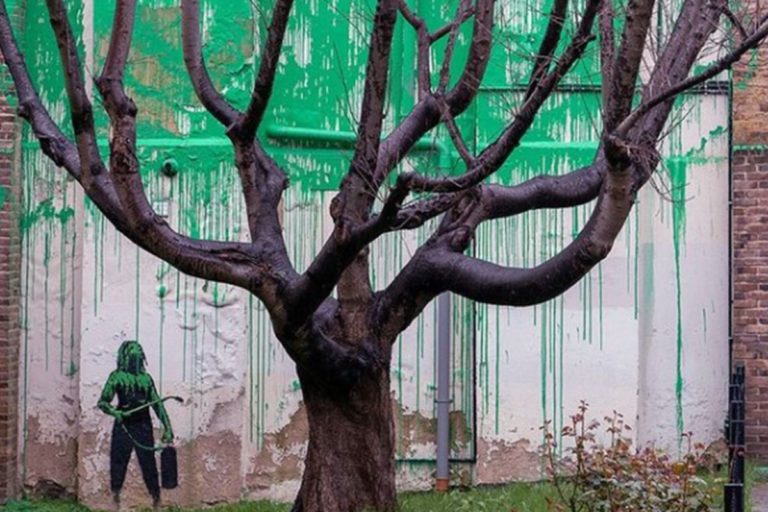Nueva obra de Banksy