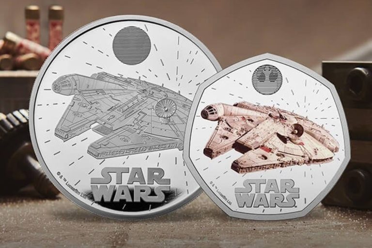 Moneda con El Halcón Milenario