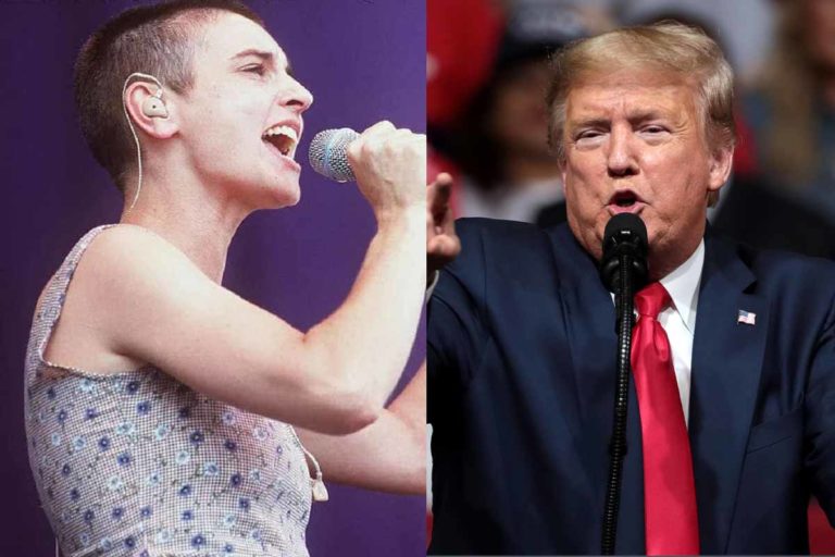 Sinead O'Connor y Donald Trump.