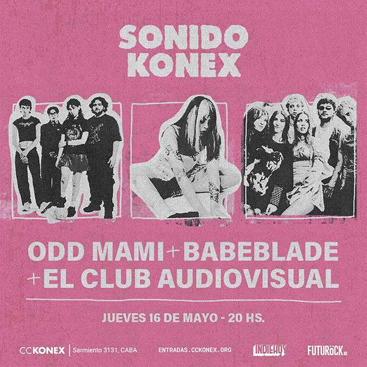 El Club Audiovisual, Odd Mami y Babeblade en Konex