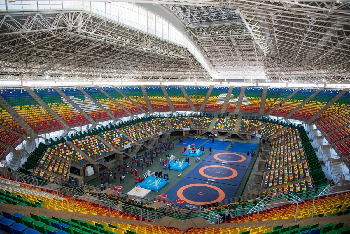 Estadio Mary Terán de Weiss, ubicado en el Parque Deportivo Julio A. Roca
