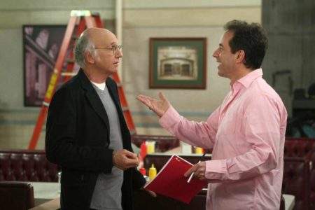 Larry David y Jerry Seinfeld en Curb Your Enthusiasm.