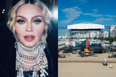 Madonna y el escenario que preparan en Copacabana