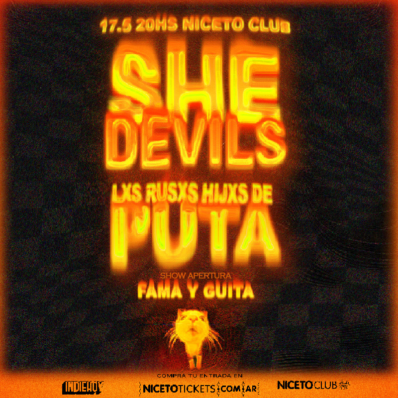 She-Devils y Lxs Rusxs Hijxs de Putx en Niceto