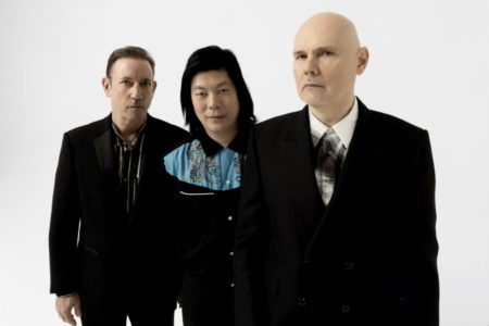 Jimmy Chamberlin, James Iha y Billy Corgan de Smashing Pumpkins