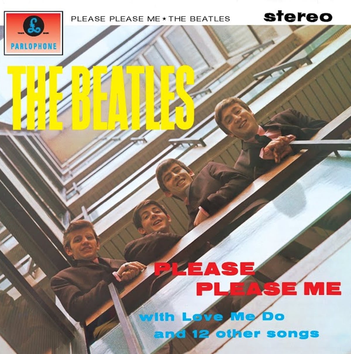 Portada de Please Please Me de The Beatles