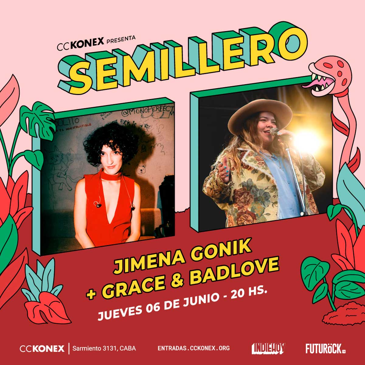 Semillero: Jimena Gonik y Grace & Badlove en Konex