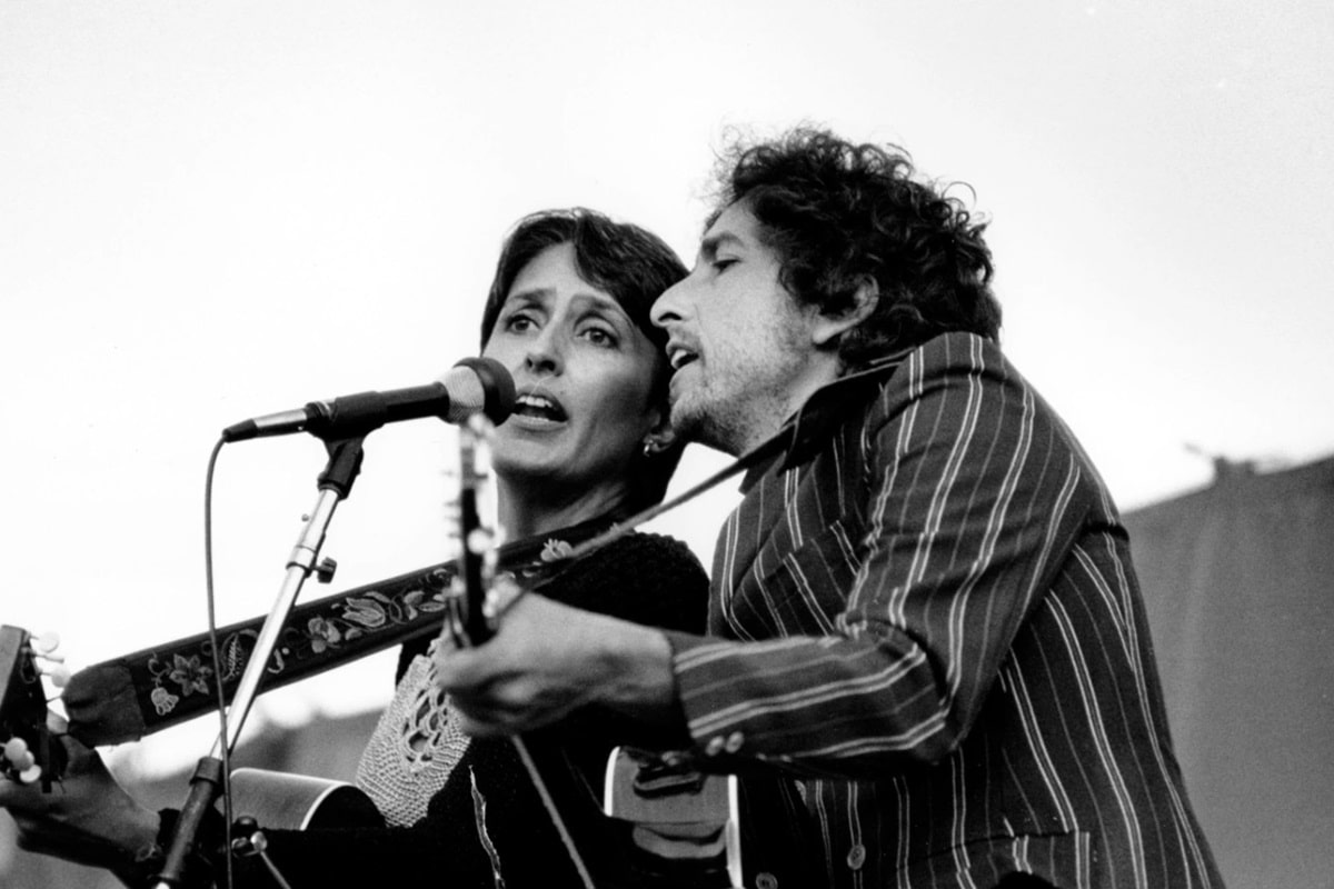 Joan Báez y Bob Dylan
