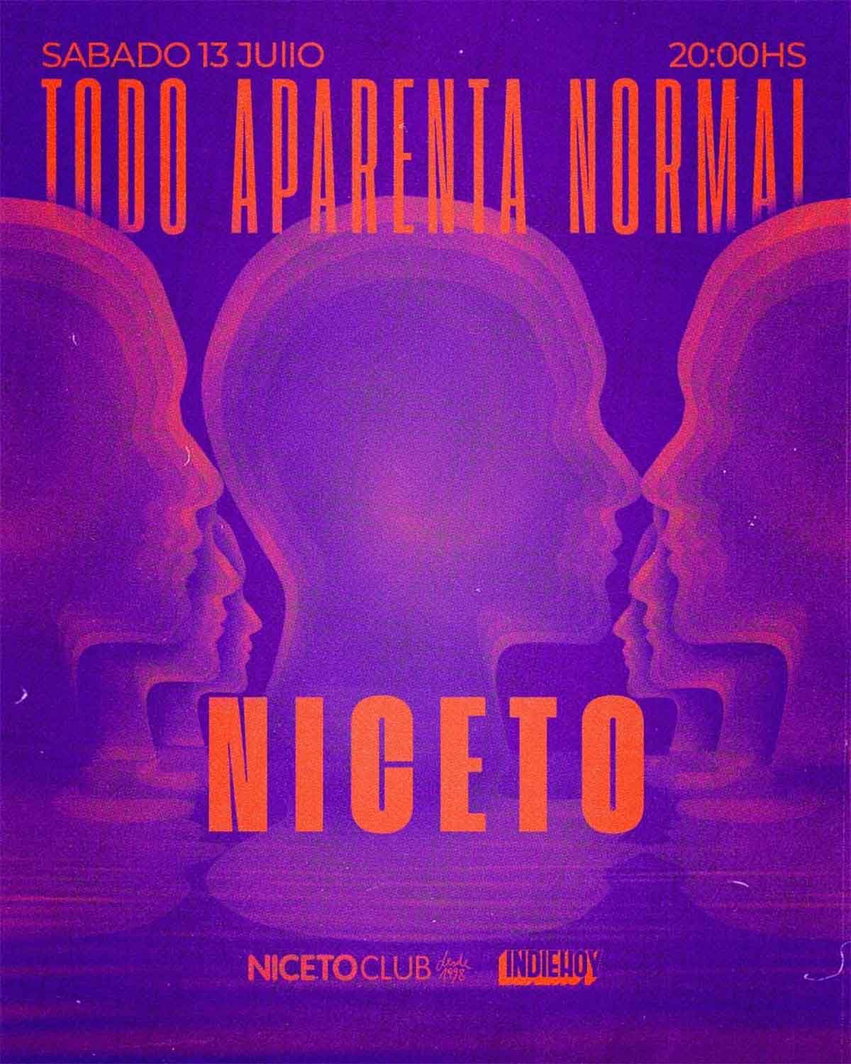 Todo Aparenta Normal en Niceto Club