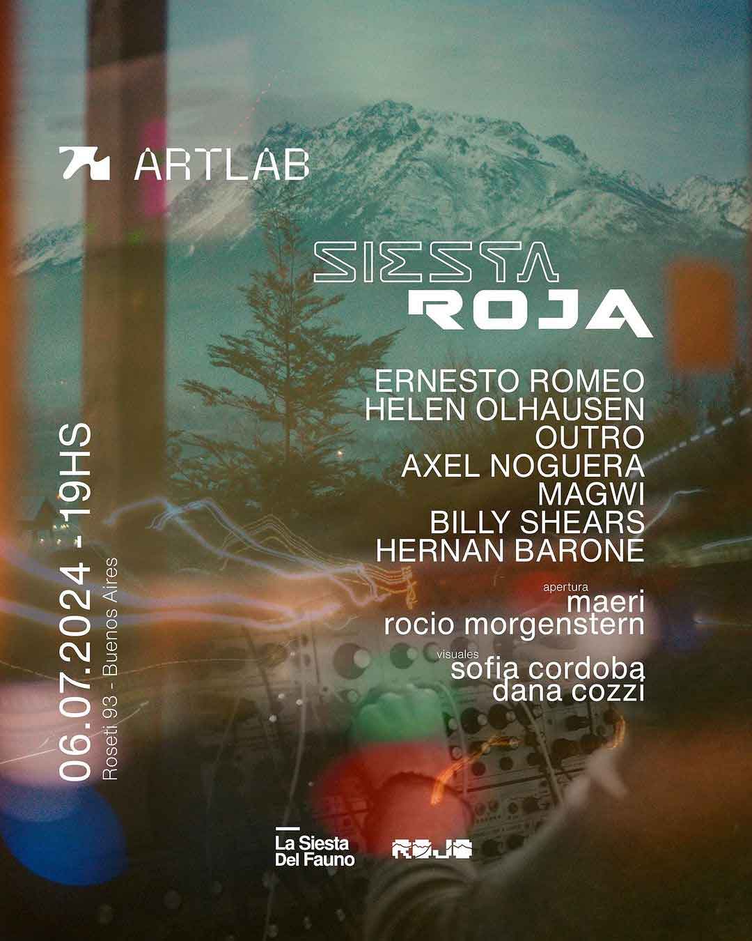 Showcase Siesta Roja en Artlab