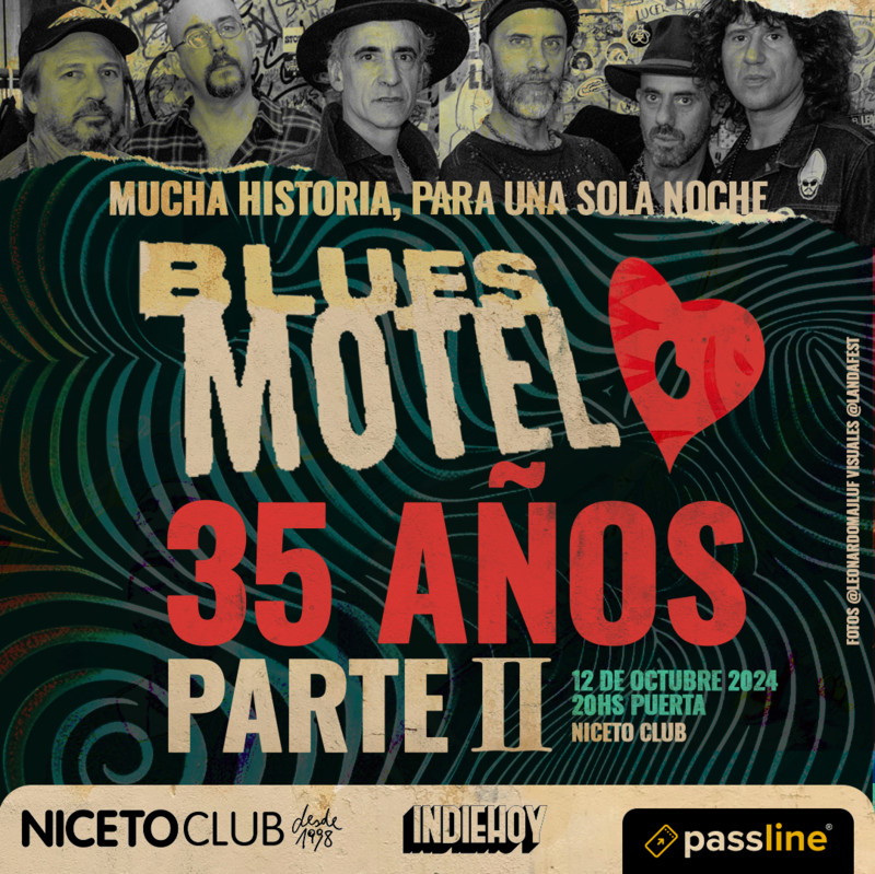 Blue Motel en Niceto Club