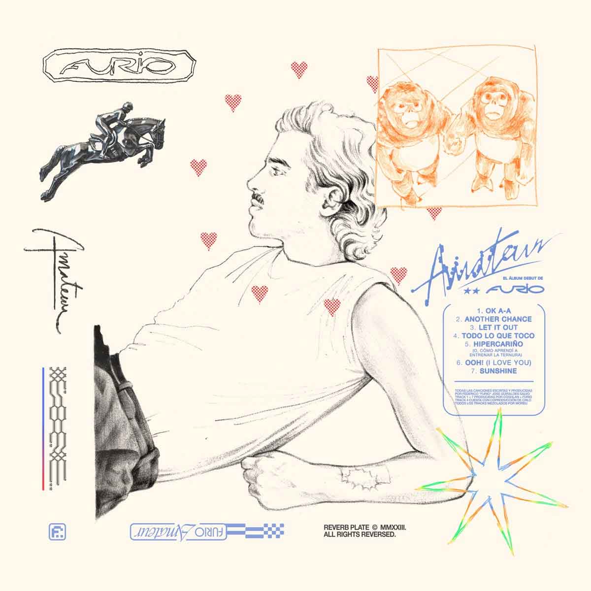 Tapa de Amateur, disco de Furio