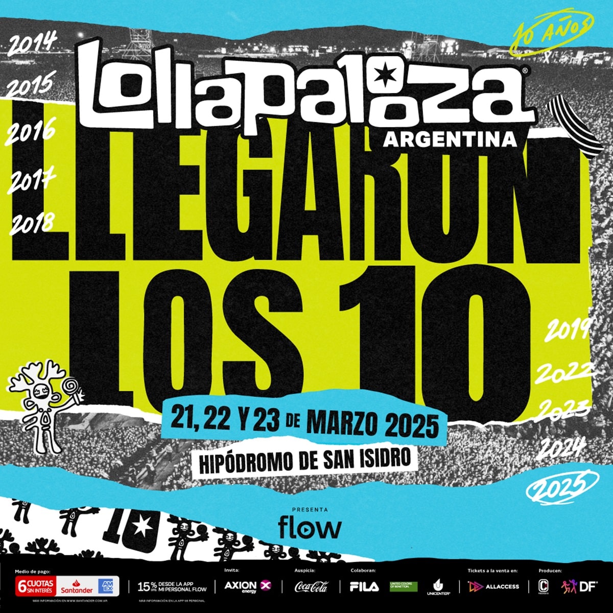 Lollapalooza Argentina anuncia su edición 2025 con varias sorpresas