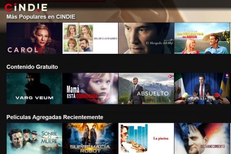 La nueva plataforma que busca competirle a los tanques del streaming Catálogo de CINDIE
