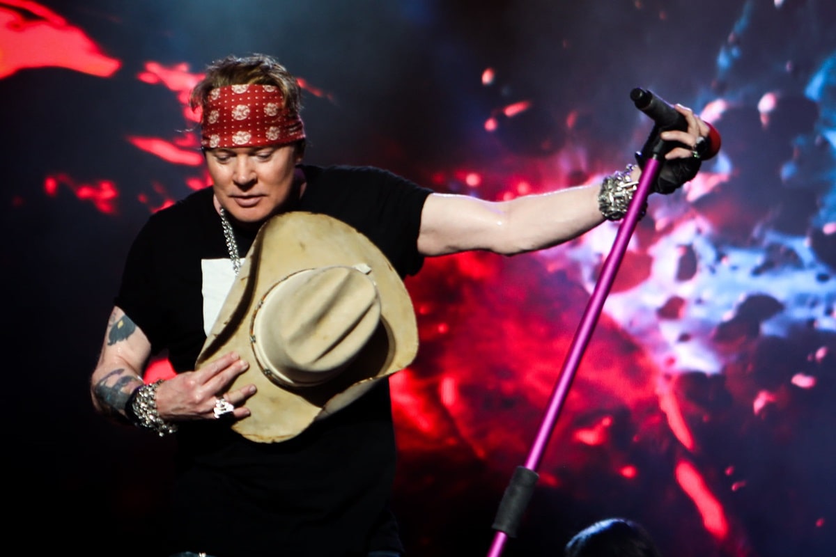 Axl Rose y la banda que era 