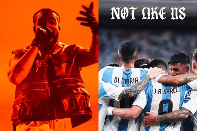 Drake / Foto subida en Instagram de Selección Argentina EN
