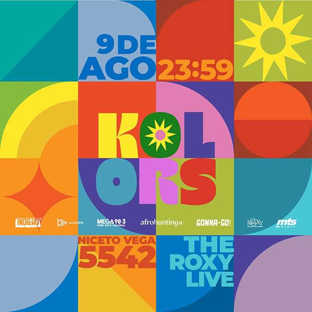 Fiesta Kolors en Roxy Live