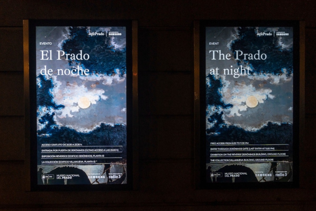 Anuncio de El Prado de noche