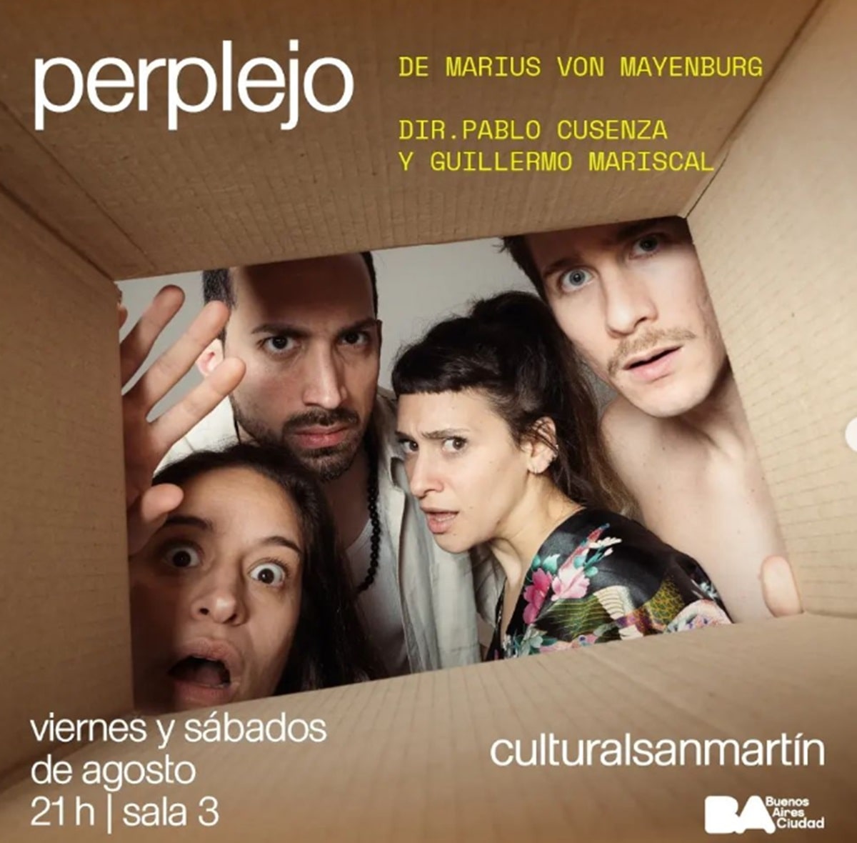 Perplejo en el Cultural San Martín
